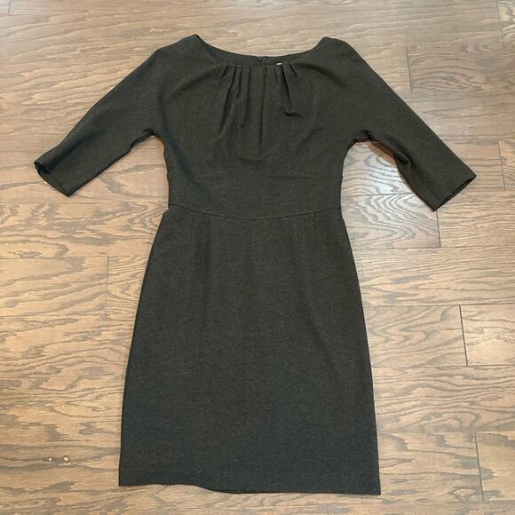 Trina Turk Classic Charcoal Sarafina Ponte Shift Dress Size 10 - Picture 2 of 13